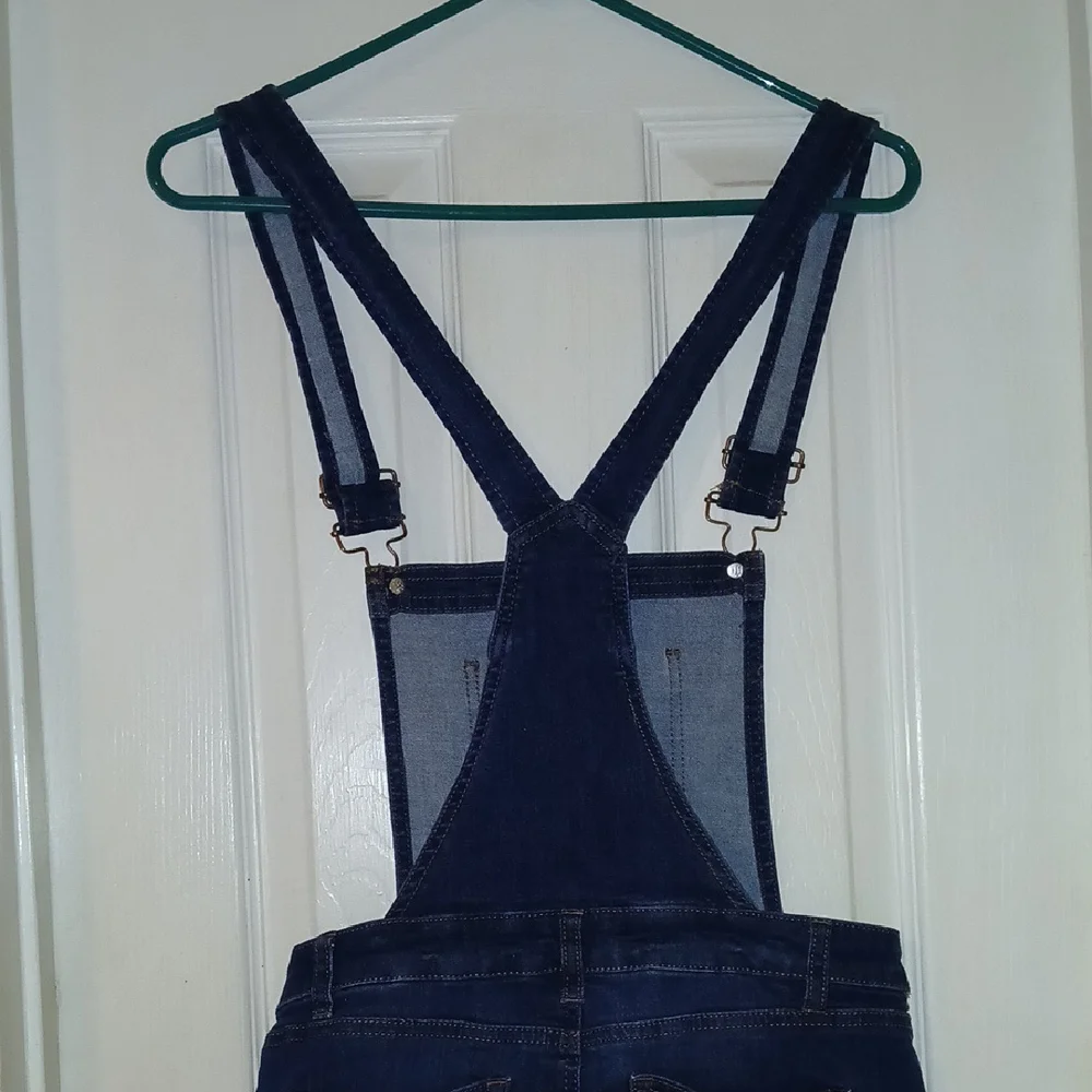 Wax Dark Blue Denim Overalls